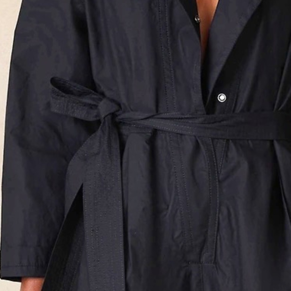 Banana Republic Poplin Jumpsuit in Black NWT - Picture 5 of 16